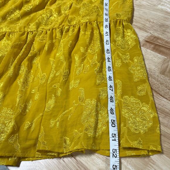 Speechless NWT Halter Open Back Tiered Floral Burnout Maxi Dress Size 7 Juniors - Picture 10 of 11